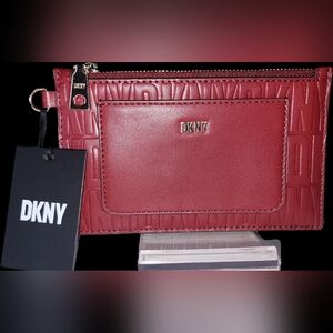 DKNY Embossed Red Wallet